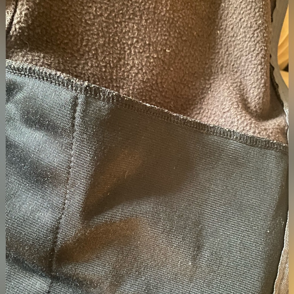 Woolrich Chocolate Brown Fleece Vest with Teal Accents Men’s XL - Picture 7 of 10